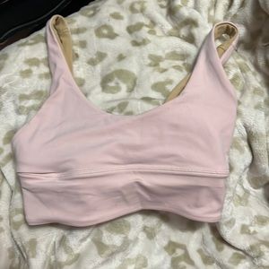 Lululemon bra pink and tan